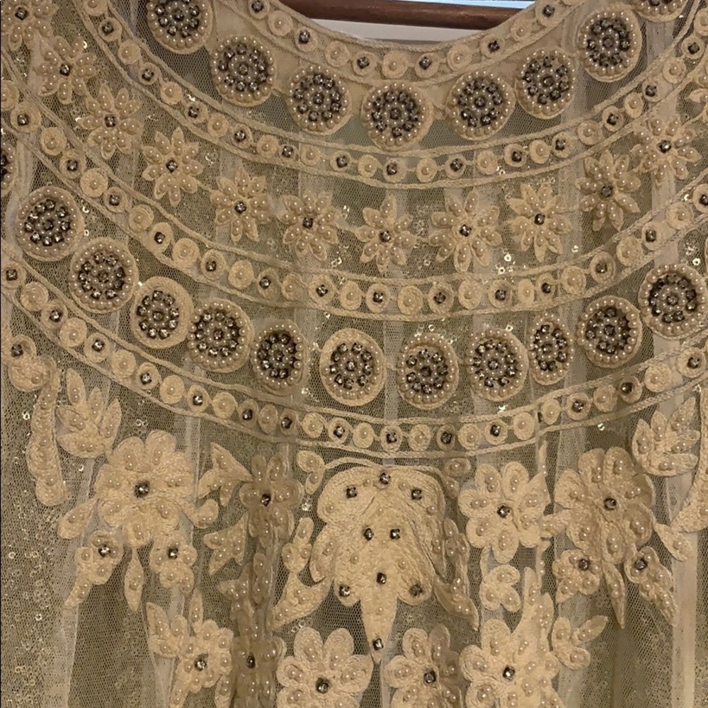 Pakistani Long maxi dress with dupatta/ shameez - Picture 3 of 5